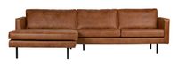 BePureHome Loungebank Rodeo Links, Eco Leder - thumbnail