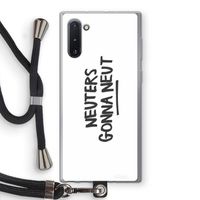 Neuters: Samsung Galaxy Note 10 Transparant Hoesje met koord