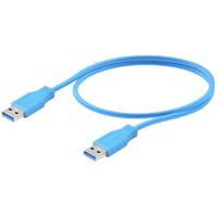 Weidmüller USB-kabel USB-A stekker 3.00 m Blauw PVC-mantel 2581730030