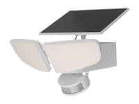LIVARNO home Solar buitenlamp (Wit)