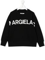 MM6 Maison Margiela Kids sweat à logo imprimé - Noir - thumbnail