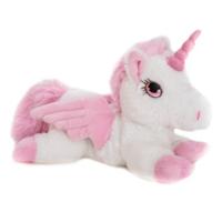 Habibi Magnetron warmte knuffel - warmte eenhoorn - wit - 18 cm
