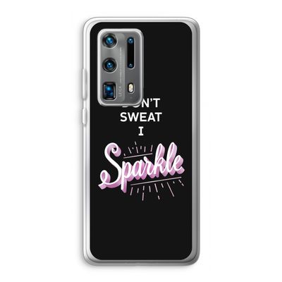 Sparkle quote: Huawei P40 Pro Plus Transparant Hoesje