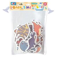 Lobbes Foam badfiguren dino's & zeedieren, 18st.