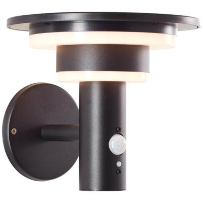 Brilliant Zwarte wandlampGarvina met sensor - G40405/06