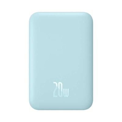 Baseus Magnetic Mini Air P10059002313-00 Lithium polymeer powerbank 6000 mAh Blauw