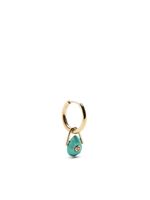 Pascale Monvoisin boucle d'oreille Orso en or 9ct sertie de turquoise et de diamants