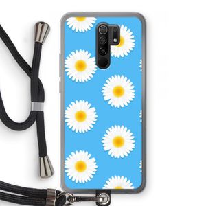 Margrietjes: Xiaomi Redmi 9 Transparant Hoesje met koord