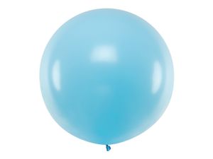 Mega Ballon Pastel Lichtblauw - 1m