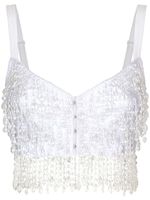 Dolce & Gabbana haut-corset à broderies KIM DOLCE&GABBANA - Blanc