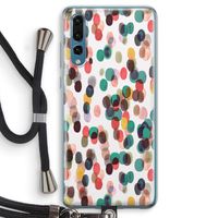 Tropical Dots: Huawei P20 Pro Transparant Hoesje met koord