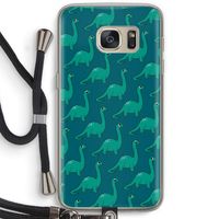 Diplodocus: Samsung Galaxy S7 Transparant Hoesje met koord