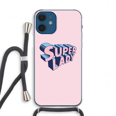 Superlady: iPhone 12 mini Transparant Hoesje met koord