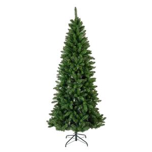 Everlands Kunstkerstboom Slim Pine - slank - groen - 86 x 150 cm