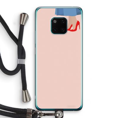 High heels: Huawei Mate 20 Pro Transparant Hoesje met koord
