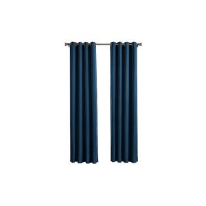 Larson Premium - Premium gordijn - Luxury home edition - Met ringen - 1.5m x 2.5m - Donkerblauw