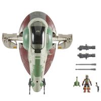 Star Wars Mission Fleet Fahrzeug Vehicle with Figure Firespray with Boba Fett 6 cm - thumbnail