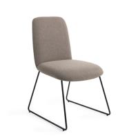 Jesper Home Eetkamerstoel 'Taiwa' Slide Black kleur Foggy Fusion