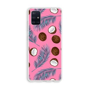 Kokosnoot roze: Galaxy A51 4G Transparant Hoesje