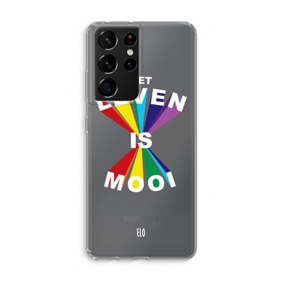 Het Leven Is Mooi: Samsung Galaxy S21 Ultra Transparant Hoesje