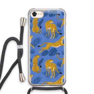 Luipaard: iPhone 7 Transparant Hoesje met koord