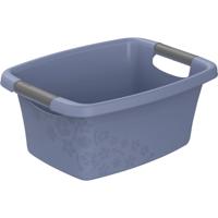 Rotho Flowers Wasmand 12L Horizon Blauw Rotho Flowers Wasmand 12L Horizon Blauw
