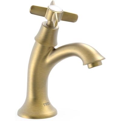 Fonteinkraan Tres Classic | Opbouw | Koudwater kraan | Standaard model | Vintage | Messing mat