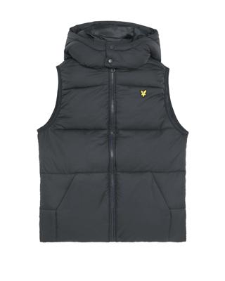 Lyle & Scott winter gilet jongens - donker navy blauw - gewatteerd
