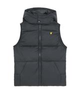 Lyle & Scott winter gilet jongens - donker navy blauw - gewatteerd Lyle & Scott winter gilet jongens - donker navy blauw - gewatteerd