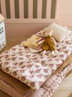 Bi-materiaal vloermatras met bloemen/velours Arizona rozen