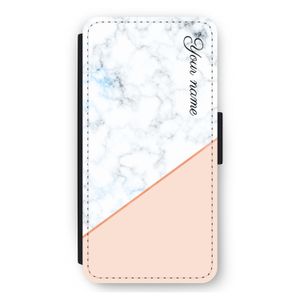 Marmer in stijl: iPhone 12 Pro Max Flip Hoesje