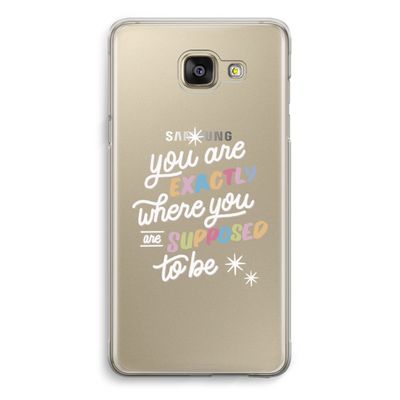 Right Place: Samsung Galaxy A5 (2016) Transparant Hoesje