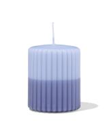 HEMA Stompkaars ⌀7x8cm Rib Blauw (blauw)
