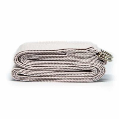 Yoga riem D-ring Beige Katoen