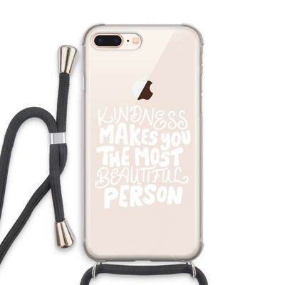 The prettiest: iPhone 7 PLUS Transparant Hoesje met koord