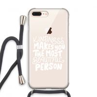The prettiest: iPhone 7 PLUS Transparant Hoesje met koord