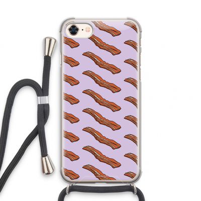Bacon to my eggs #2: iPhone 7 Transparant Hoesje met koord