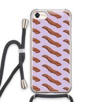 Bacon to my eggs #2: iPhone 7 Transparant Hoesje met koord
