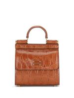 Dolce & Gabbana mini sac à main Sicily 58 - Marron