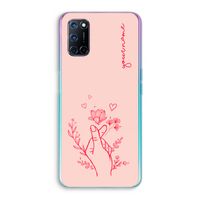 Giving Flowers: Oppo A52 Transparant Hoesje