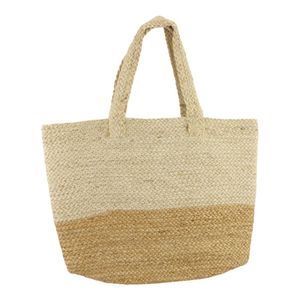 Jute Boodschappen Tas Bruin-Naturel (35 x 50 cm)