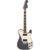 Fender Chris Shiflett Cleaver Telecaster Deluxe Charcoal Frost Metallic elektrische gitaar met gitaarkoffer