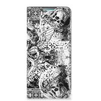 Mobiel BookCase Samsung Galaxy A53 Skulls Angel