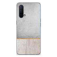 OnePlus Nord CE 5G | Bumper Hoesje | Wood Concrete