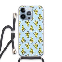 Bananas: iPhone 13 Pro Transparant Hoesje met koord