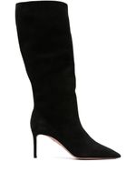 Aquazzura bottes à bout pointu 80 mm - Noir