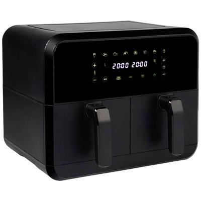 Princess Dubbele friteuse 8 l 2400 W Met display Zwart