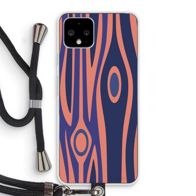 Bast A: Pixel 4 Transparant Hoesje met koord