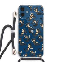 Zeemeermin: iPhone 12 Transparant Hoesje met koord