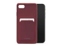 Mobilize Mobilize Rubber Gelly Card Case Apple iPhone 6/6S/7/8/SE (2020/2022) Matt Bordeaux